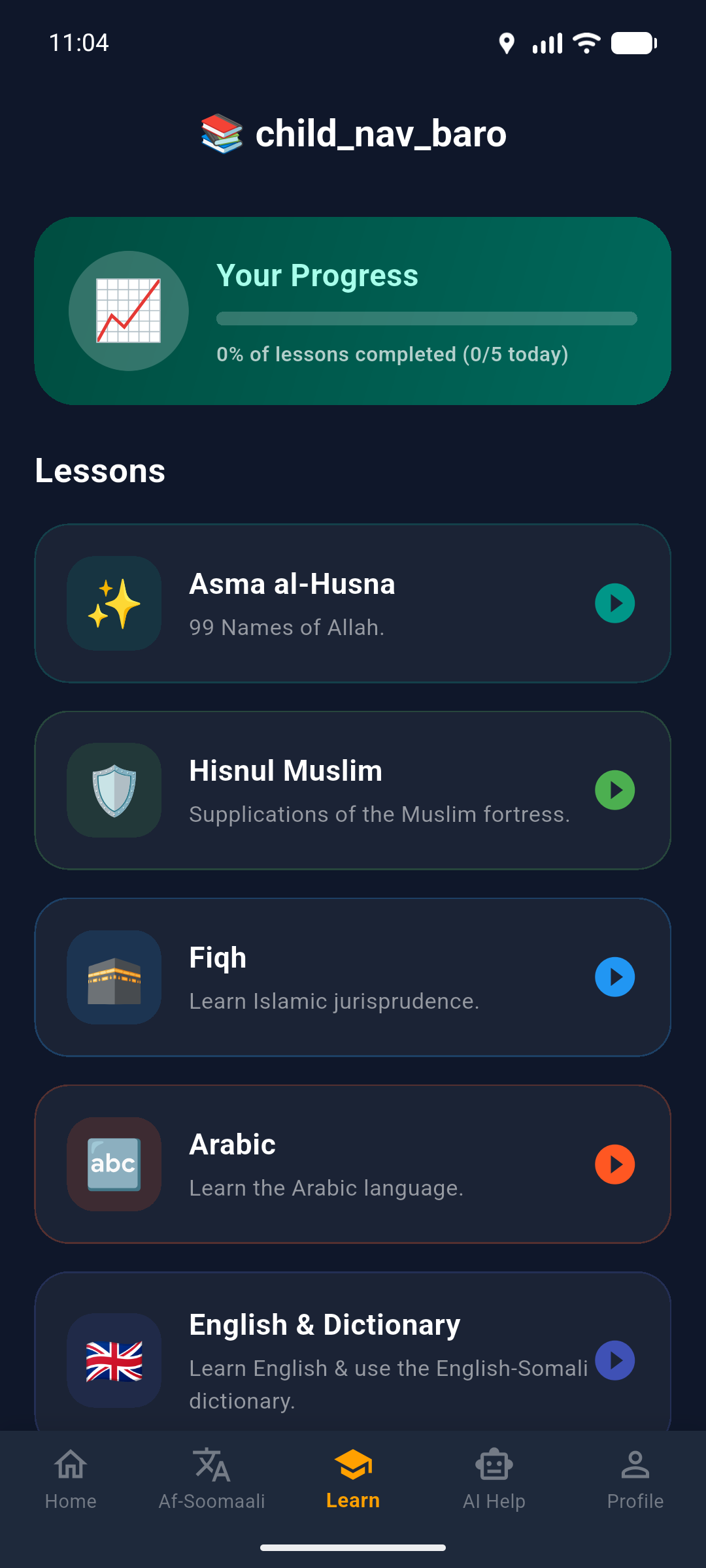 Child Learn Tab